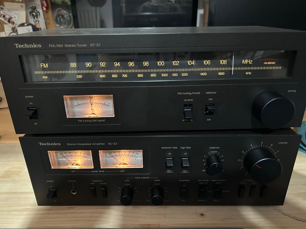 Technics ST-Z1 Tuner & SU-Z2 Versterker (defect), Gebruikt, Ophalen, Overige merken, Minder dan 60 watt