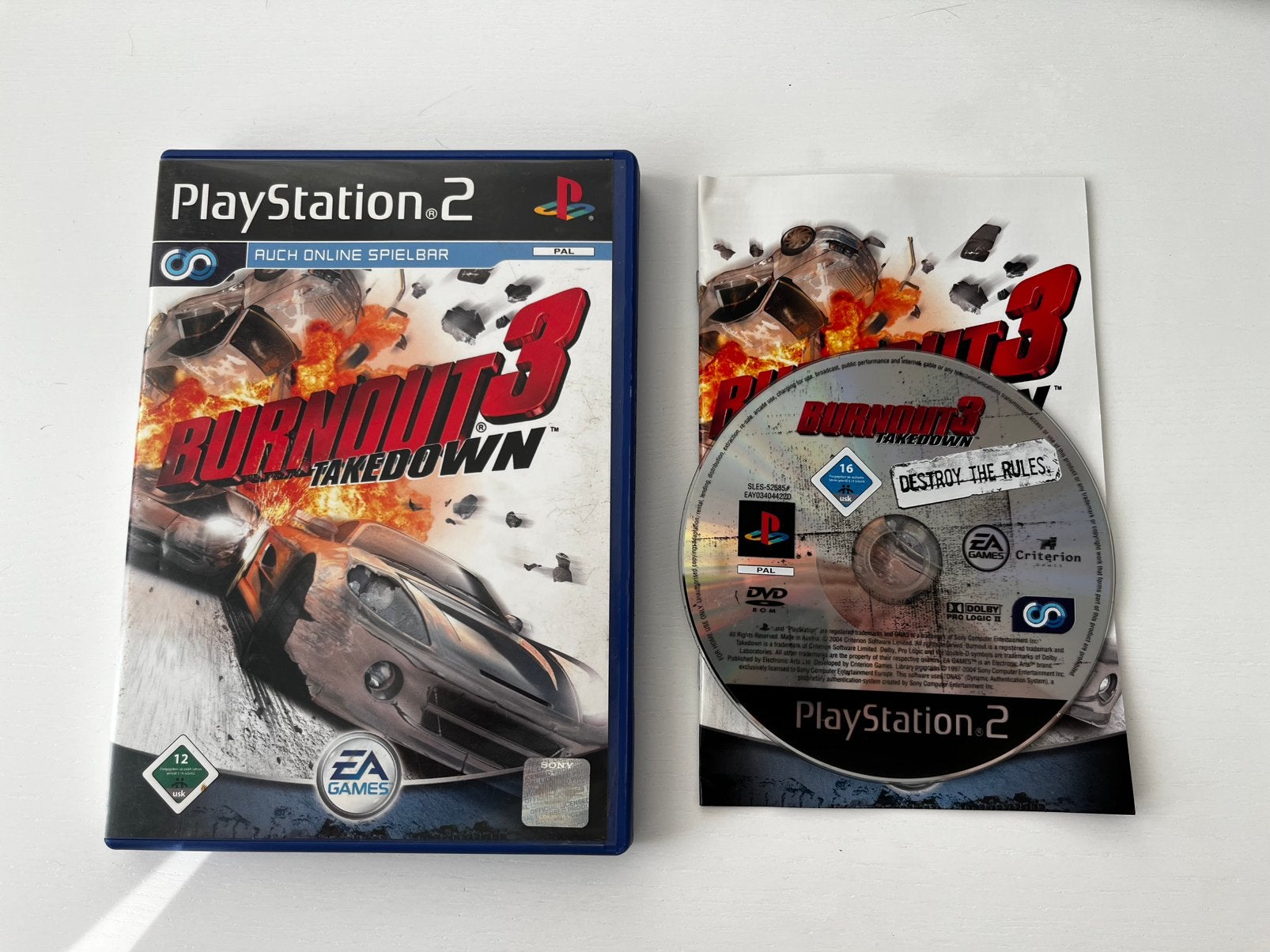 Burnout 3 Takedown, 1 speler, Racen en Vliegen, Ophalen of Verzenden, Zo goed als nieuw
