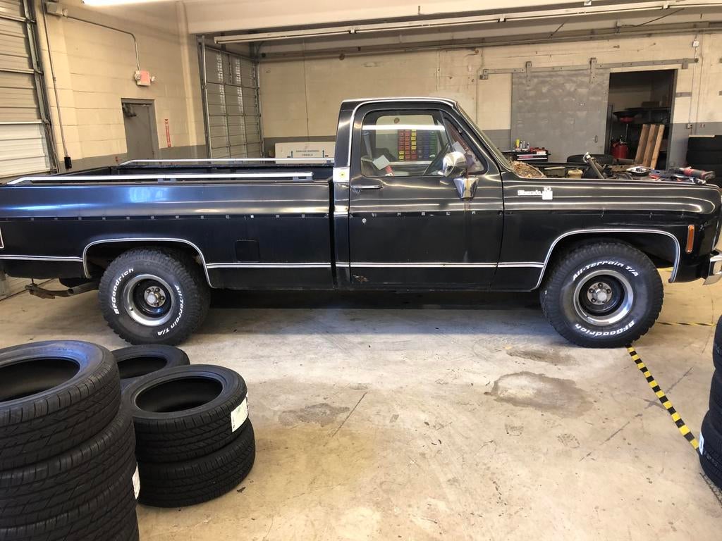 Chevrolet pick up C10 onderdelen, Ophalen
