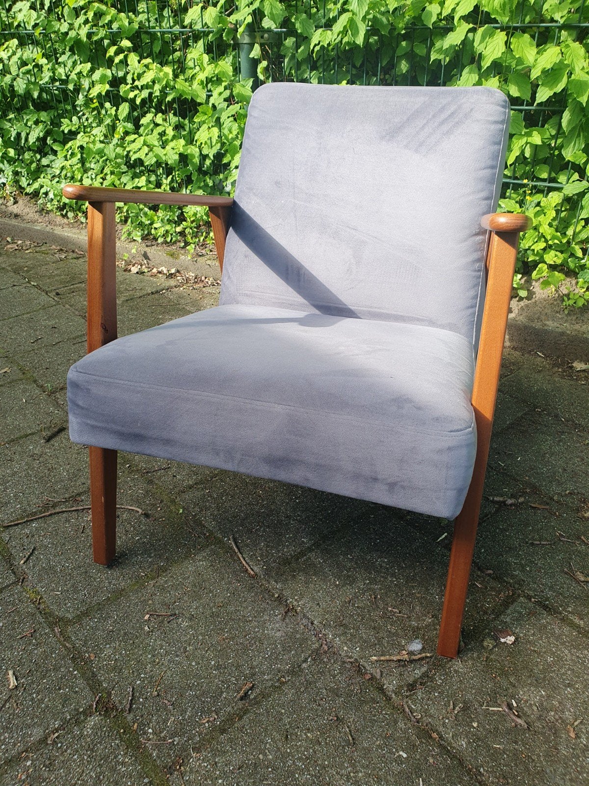 Vintage Ikea fauteui., Ophalen, Hout, Minder dan 50 cm, Minder dan 75 cm
