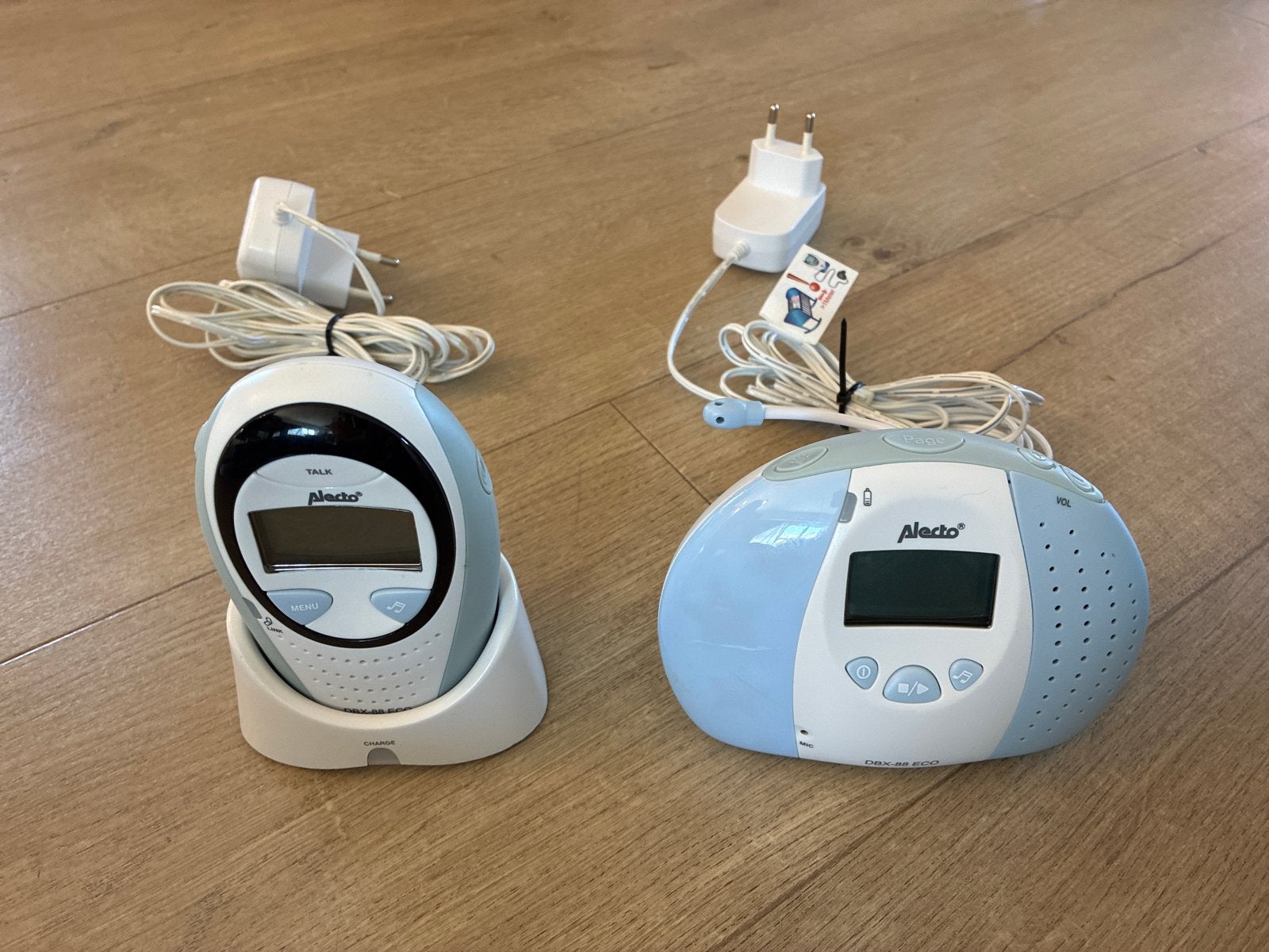 Alecto Babyfoon DBX-88 ECO met terugspreekfunctie, Ophalen of Verzenden, Gebruikt, 250 meter of meer, Digitaal
