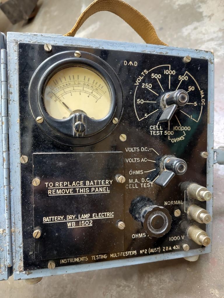 Multimeter No.2 Australisch radio radar test set, Ophalen of Verzenden, Nederland