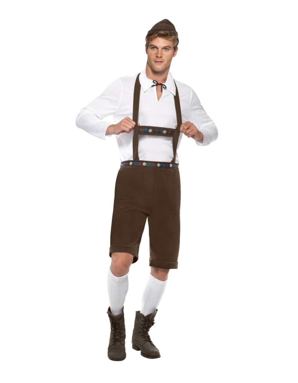 Lederhosen Oktoberfest kostuum! Bier lederhose pak nieuw!, Kleding | Heren, Ophalen of Verzenden, Nieuw, Maat 52/54 (L)