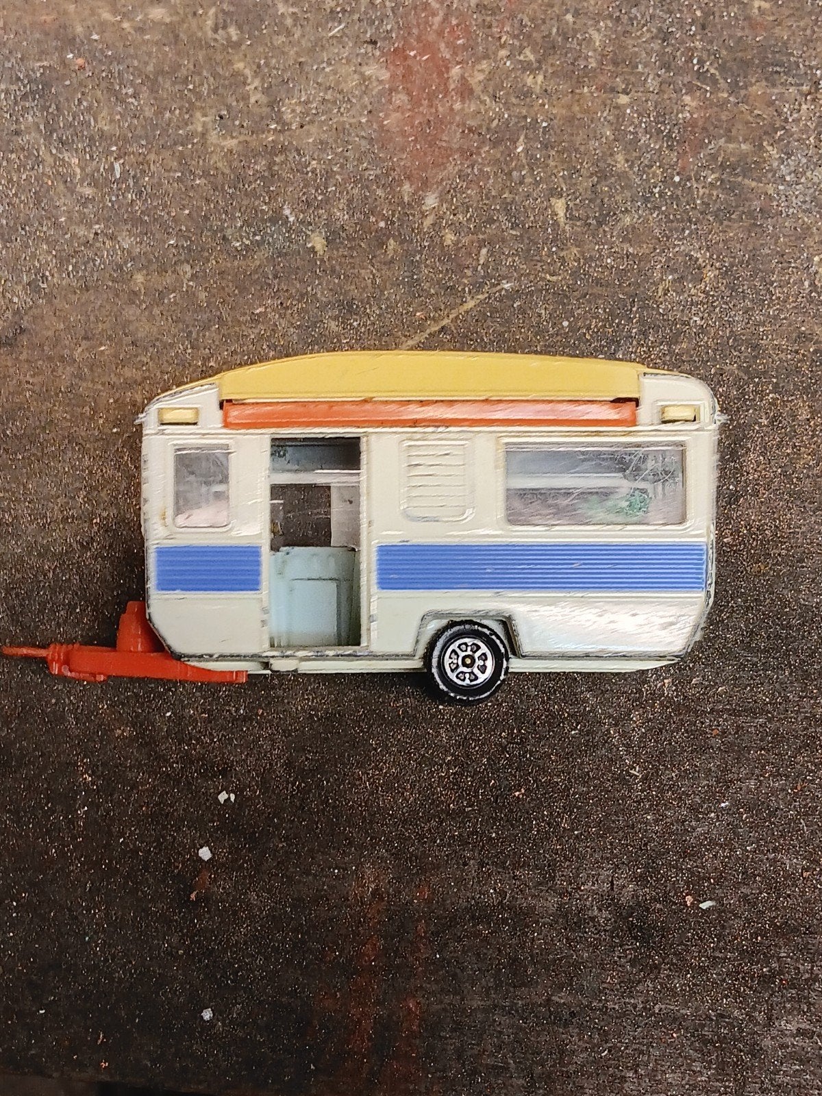 Vintage Corgi Toys Caravan - Made in GT Britain, Overige merken, Gebruikt, 1:50 of kleiner, Overige typen