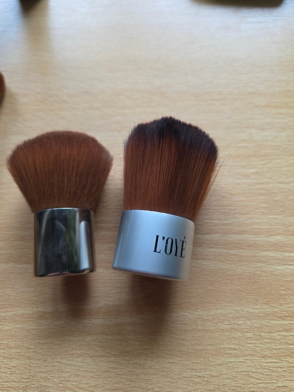 Make-up kwasten set - L'OYÉ, Gebruikt, Bruin, Gehele gezicht, Ophalen of Verzenden