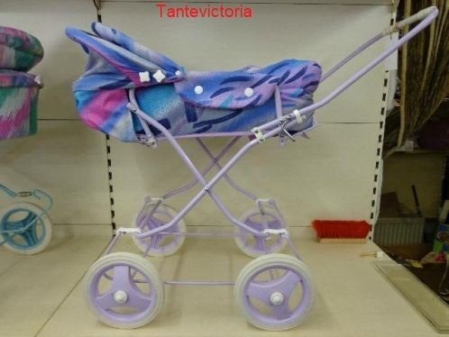 Leuke paarse poppenwagen voor uren speelplezier, Ophalen, Nieuw, Overige typen