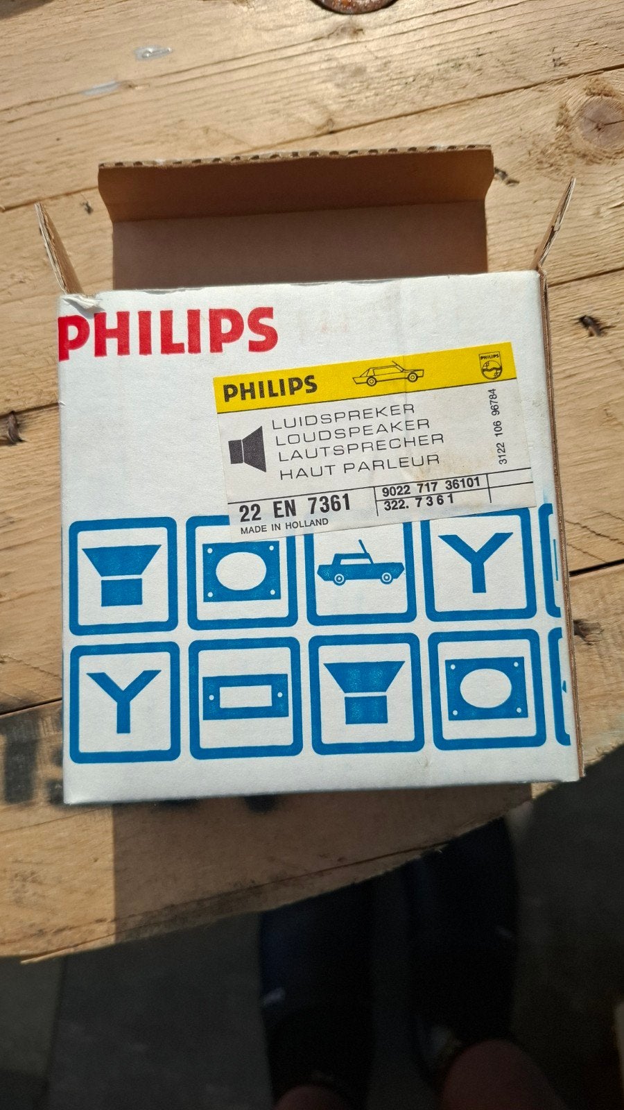 Philips Luidspreker 22 EN 7361 - Nieuw in doos, Ophalen of Verzenden, Nieuw