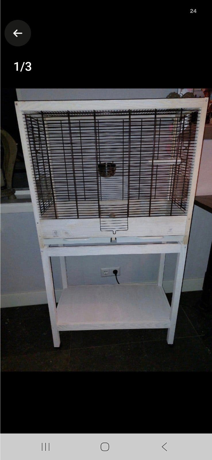 ferplast guilietta 5 vogelkooi, zo goed als nieuw, Dieren en Toebehoren, Vogels | Hokken en Kooien, Ophalen, Zo goed als nieuw