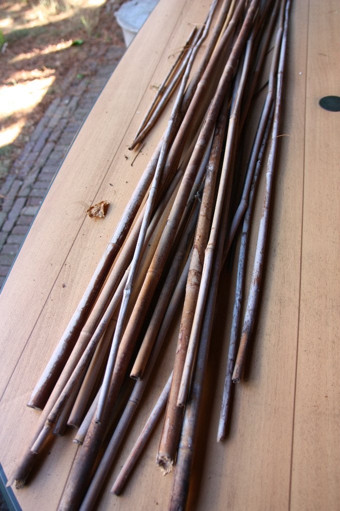 bamboestokken, Tuin en Terras, Ophalen, Gebruikt, Minder dan 180 cm, Overige typen