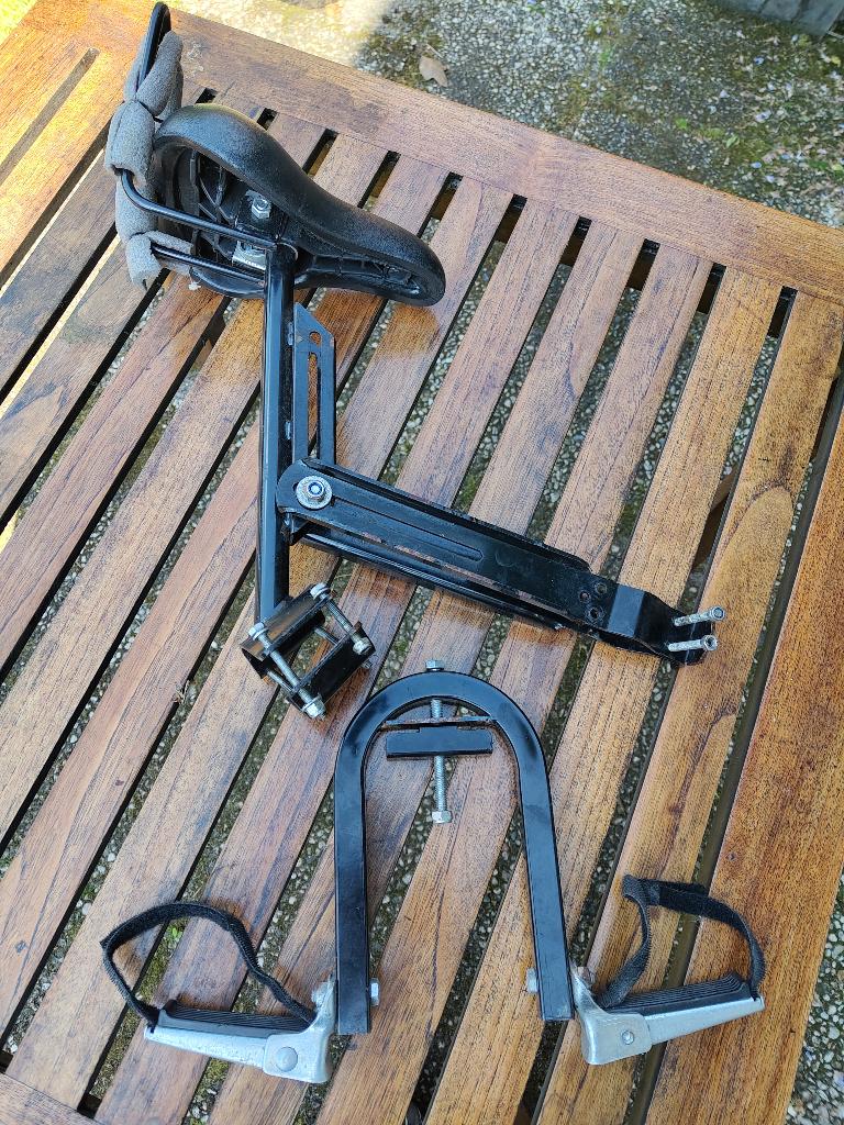 Zadel op stang / Buiszadel (merk ABI), Fietsen en Brommers, Fietsaccessoires | Fietsstoeltjes, 22 t/m 36 kg, Voorzitje, Ophalen