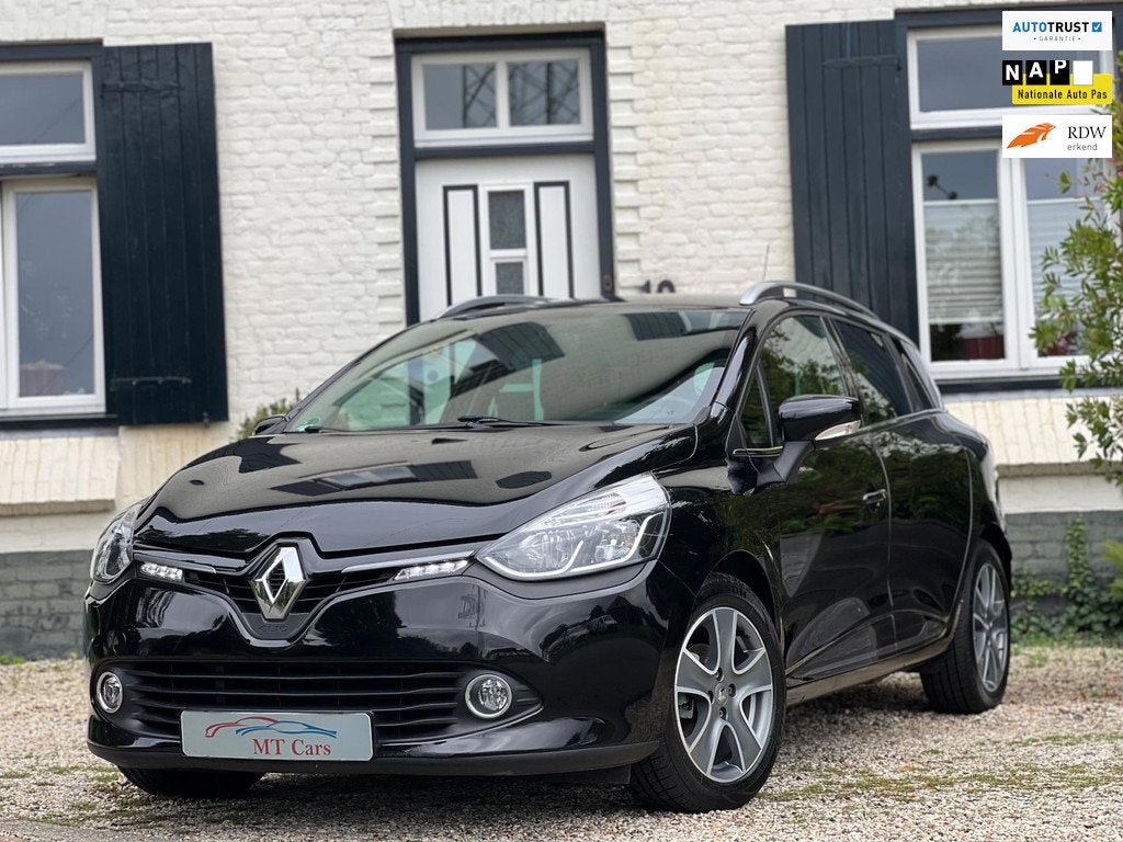 Renault Clio Estate 0.9 TCe Night&Day|Navi|Cruise|LMV|Nette, Auto's, Renault, Voorwielaandrijving, Zwart, Origineel Nederlands