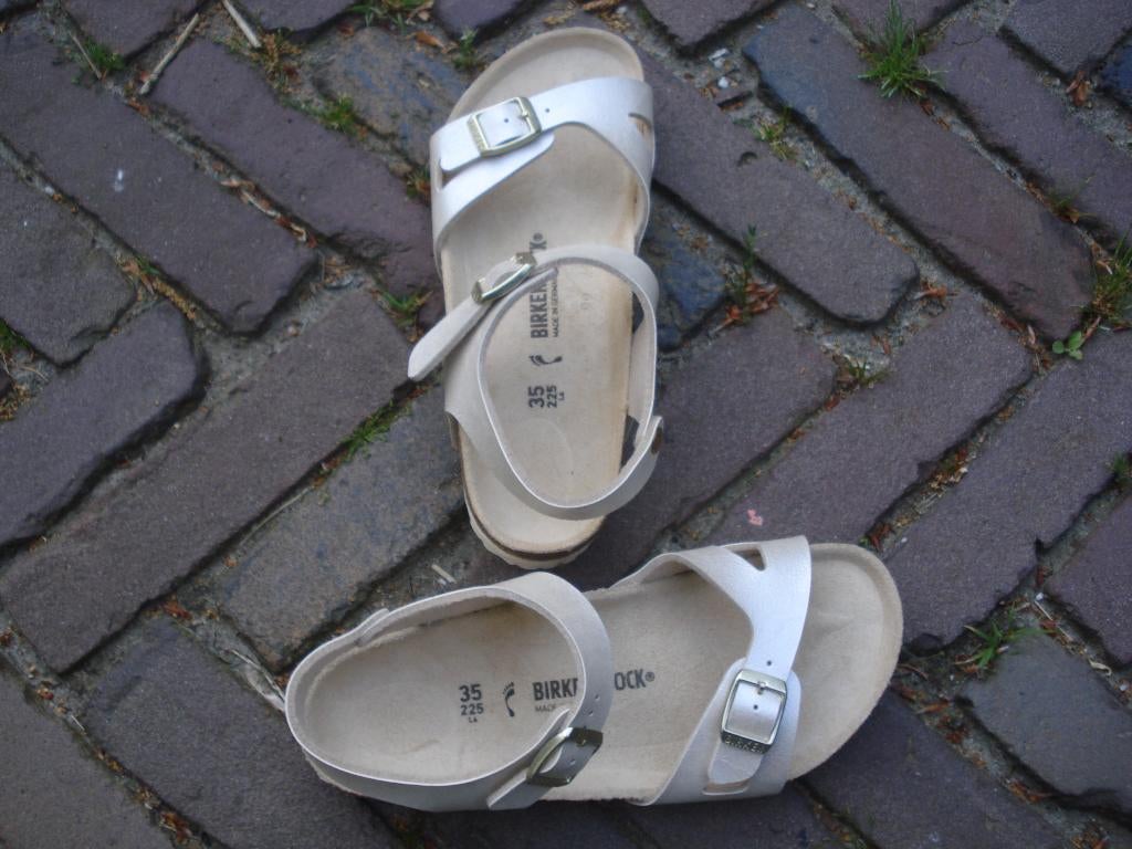 BIRKENSTOCK SANDALEN 35 WIT NIEUW NU GRATIS VERZENDING POST, Verzenden, Wit, Birkenstock 35, Nieuw