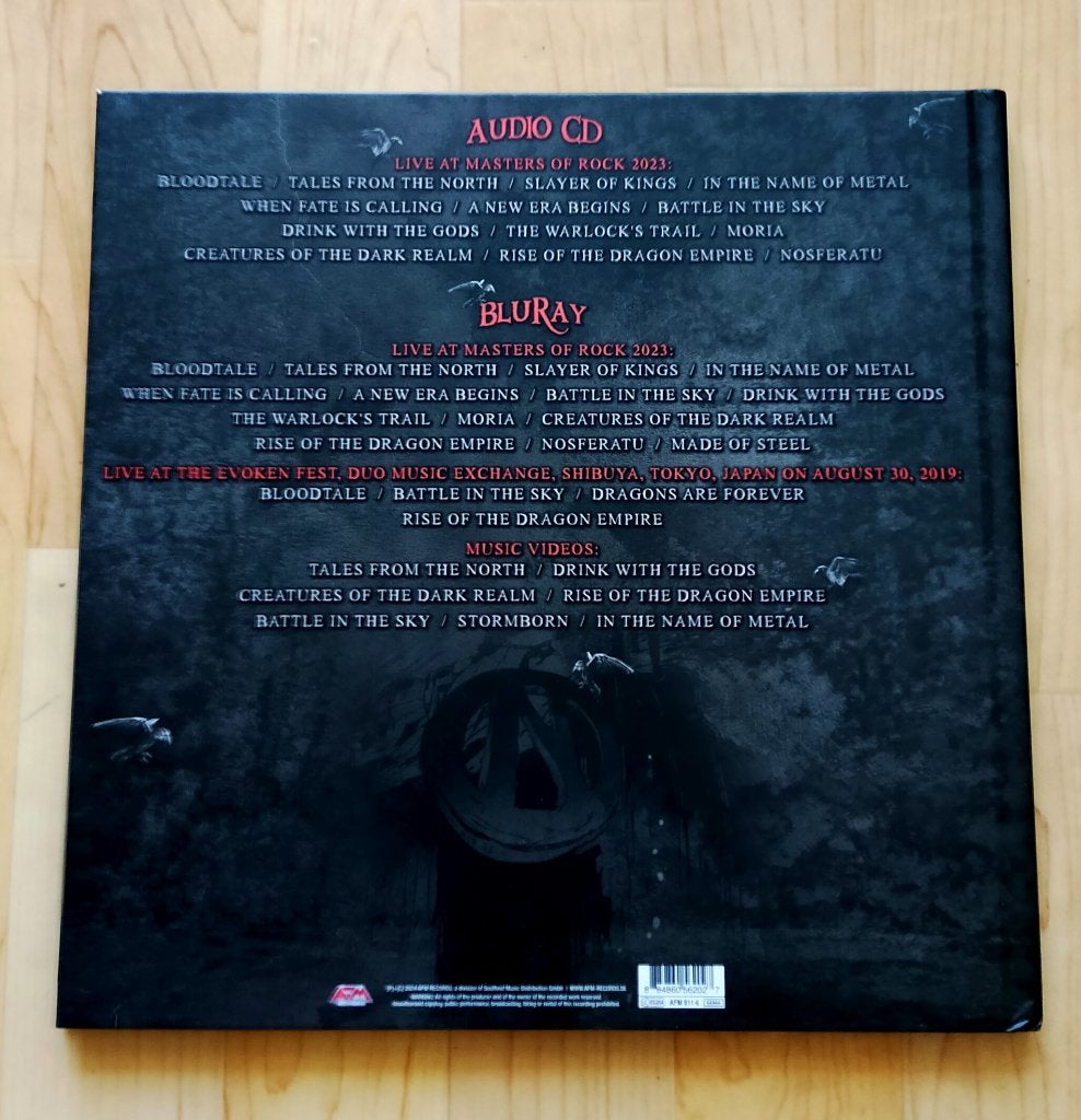 Bloodbound The Tales Of Nosferatu CD + Blu-ray 2024 Earbook, Ophalen of Verzenden, Zo goed als nieuw, Power metal
