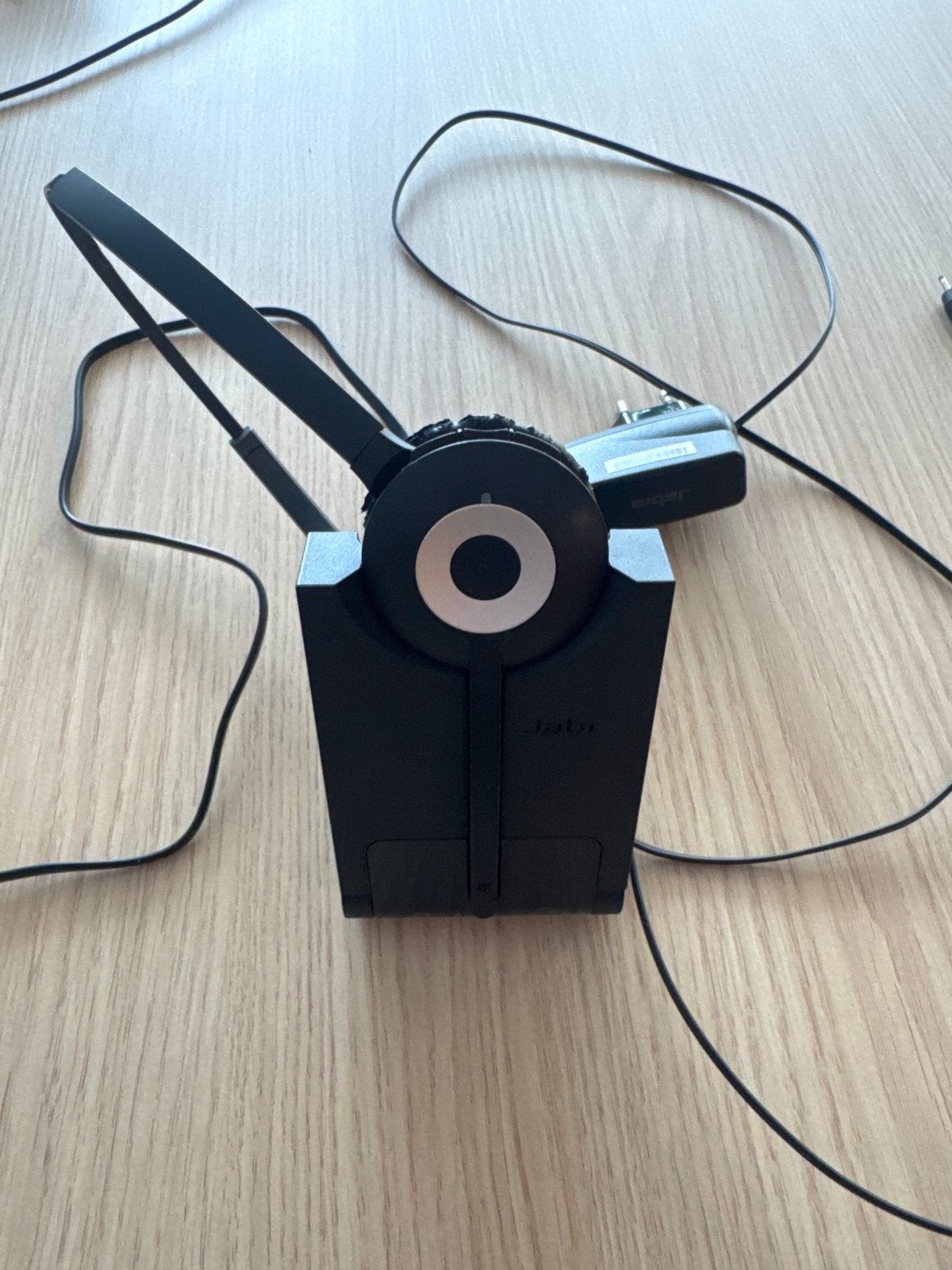 Jabra W11L Bedrade Headset met Oplaadstation, Computers en Software, Headsets, Ophalen, Gebruikt, Bedraad, On-ear