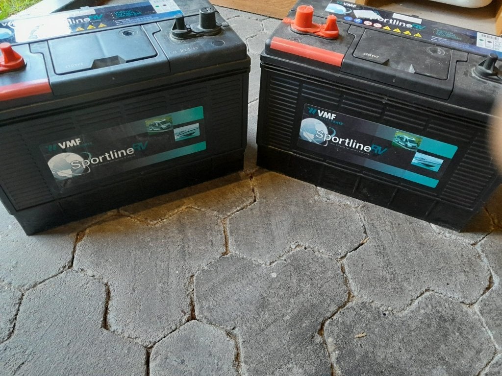 Sportline 12 volt accu, Ophalen, Gebruikt