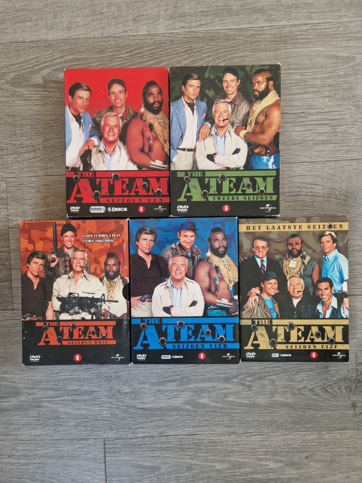 The A-Team Complete Serie DVD Boxset - Seizoen 1 t/m 5, Nederlands, Ophalen of Verzenden, Actie en Avontuur, Vanaf 12 jaar