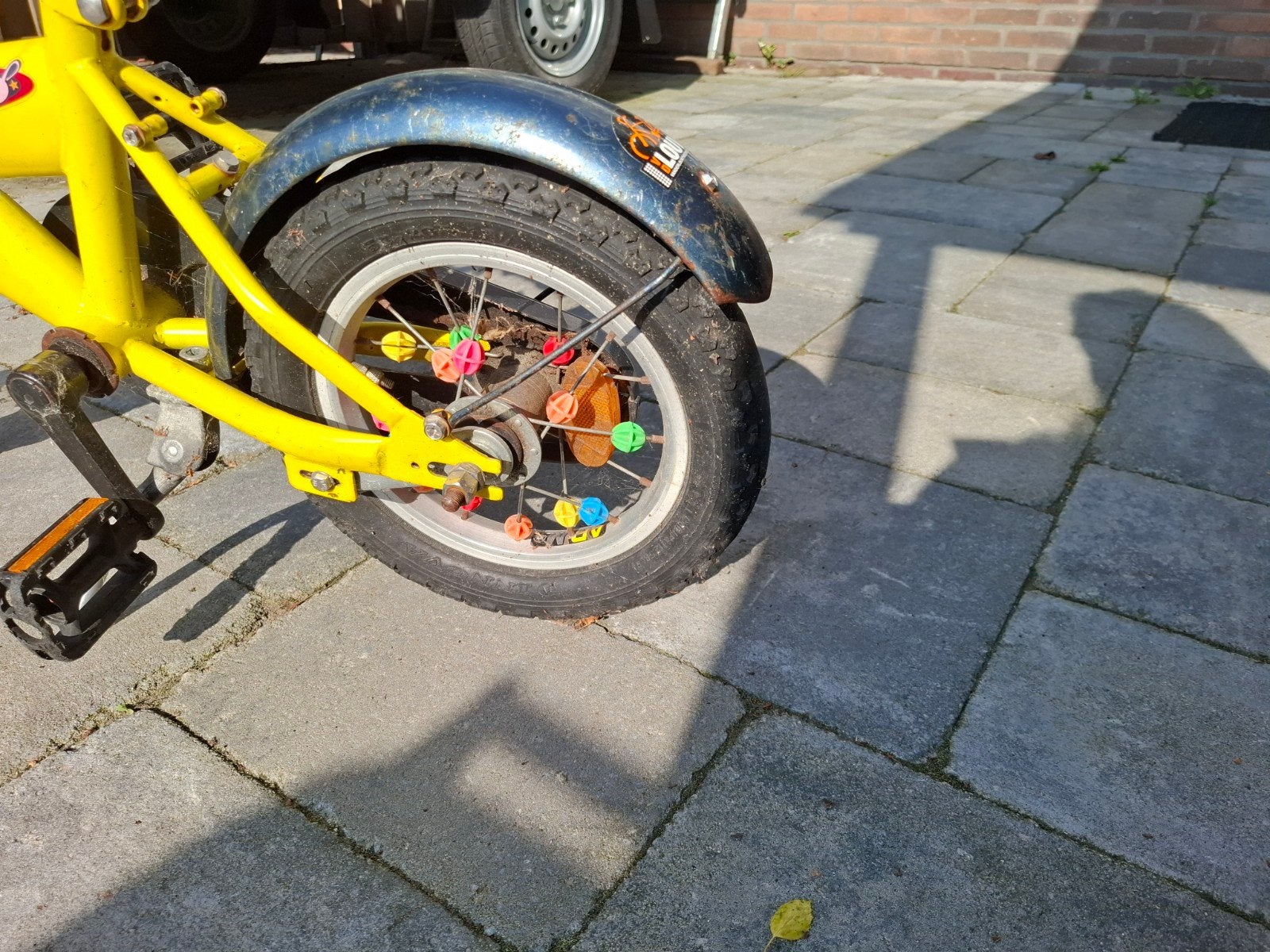 Loekie kinderfiets - Perfect voor beginners!, Fietsen en Brommers, Ophalen, Terugtraprem, Gebruikt, Loekie