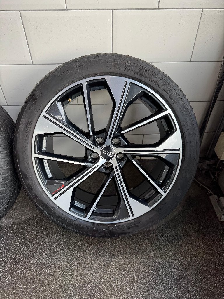 Audi OEM Q5 SQ5 21 inch all-season, Ophalen, Gebruikt, 255 mm, Banden en Velgen
