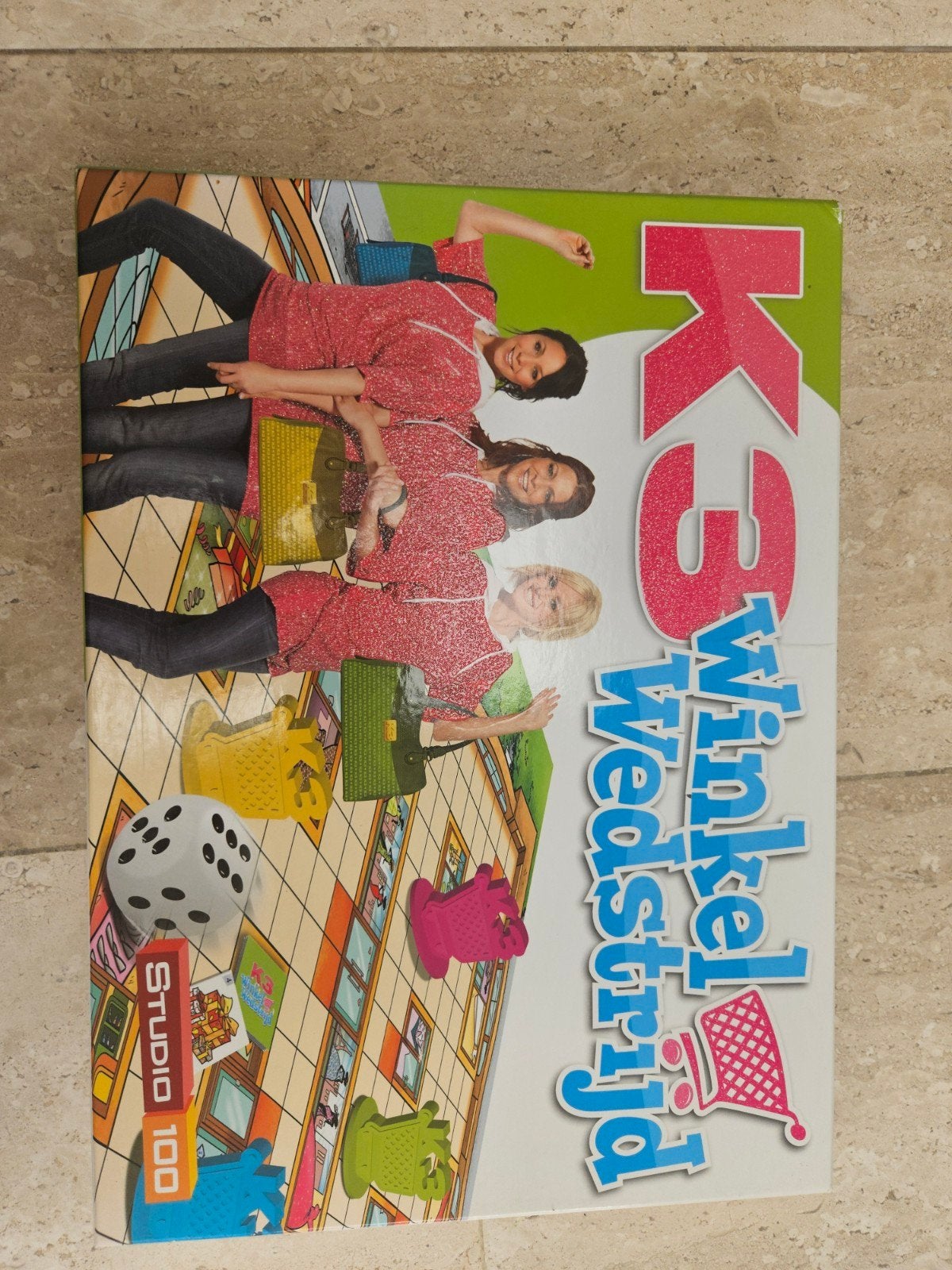 K3 Winkelwedstrijd Bordspel, Vijf spelers of meer, Ophalen of Verzenden, Gebruikt, Studio 100