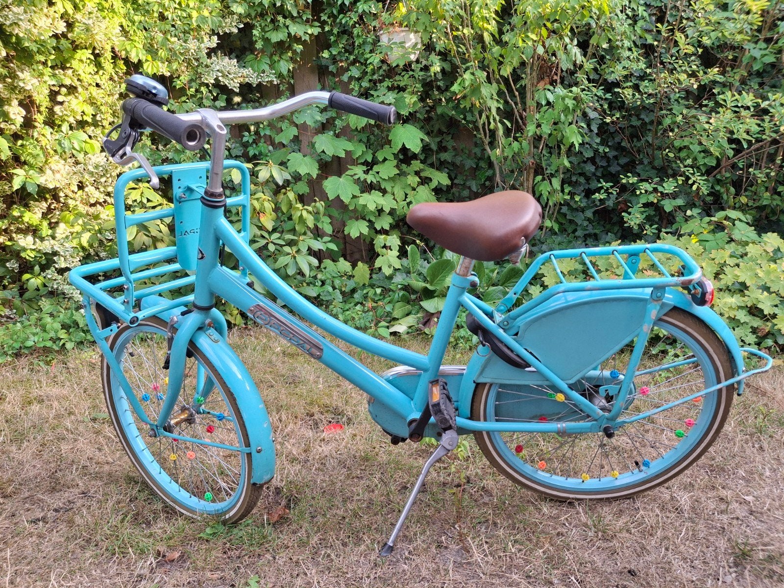 Leuke 22inch  Popal transportfiets met voordrager, Fietsen en Brommers, Terugtraprem, Gebruikt, Minder dan 47 cm, Ophalen