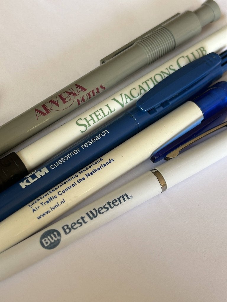Balpennen Arvenna - KLM - Shell - LVLN - Best Western, Overige merken, Balpen, Ophalen of Verzenden, Zo goed als nieuw