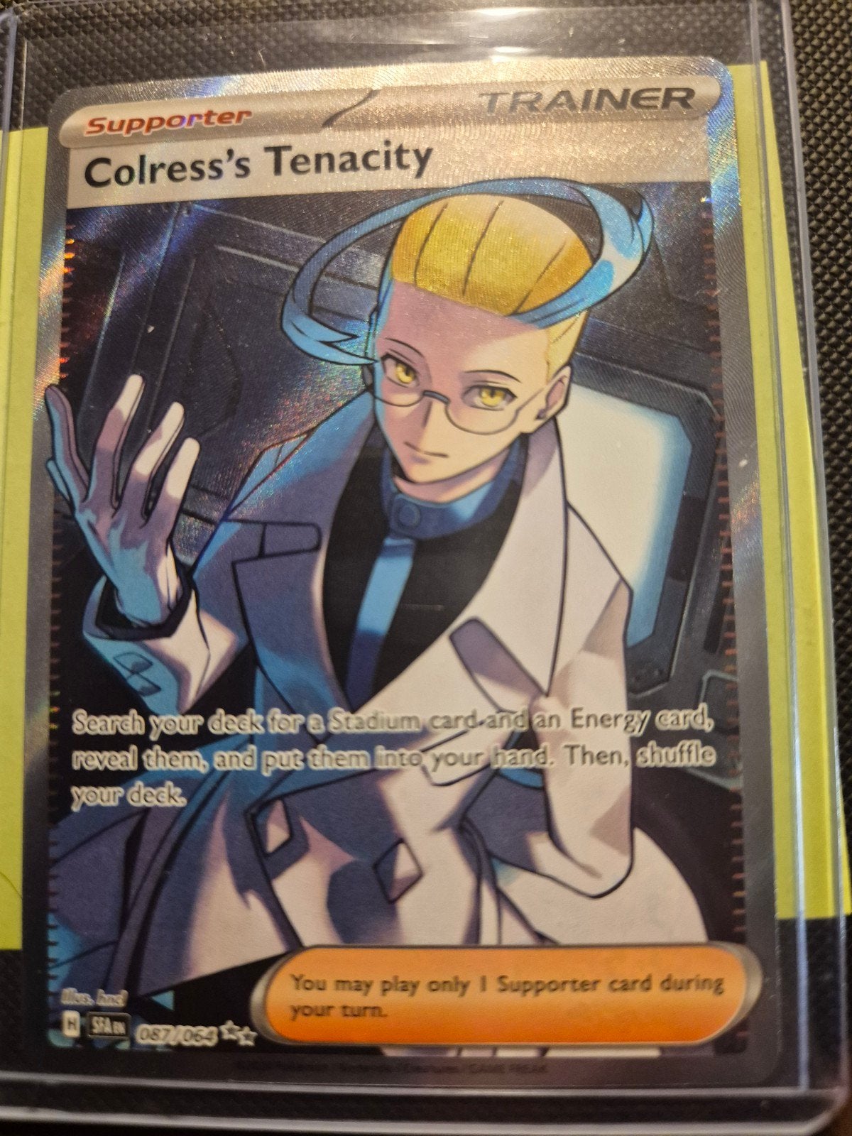 Colress's Tenacity Supporter Trainer Kaart - Pokémon TCG, Hobby en Vrije tijd, Ophalen of Verzenden