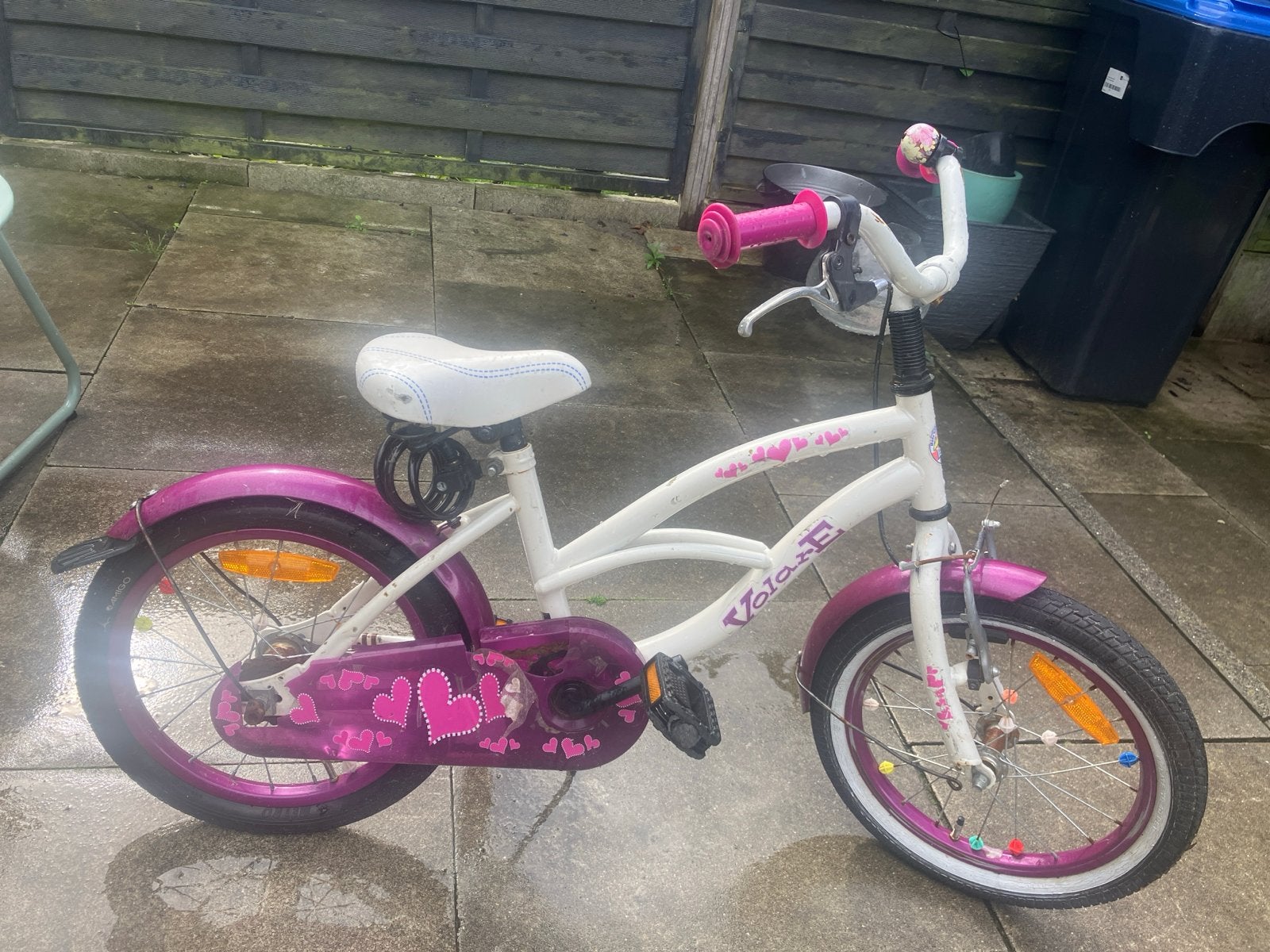 Kinderfiets 16 inch, Ophalen, Gebruikt, Terugtraprem, 16 tot 20 inch