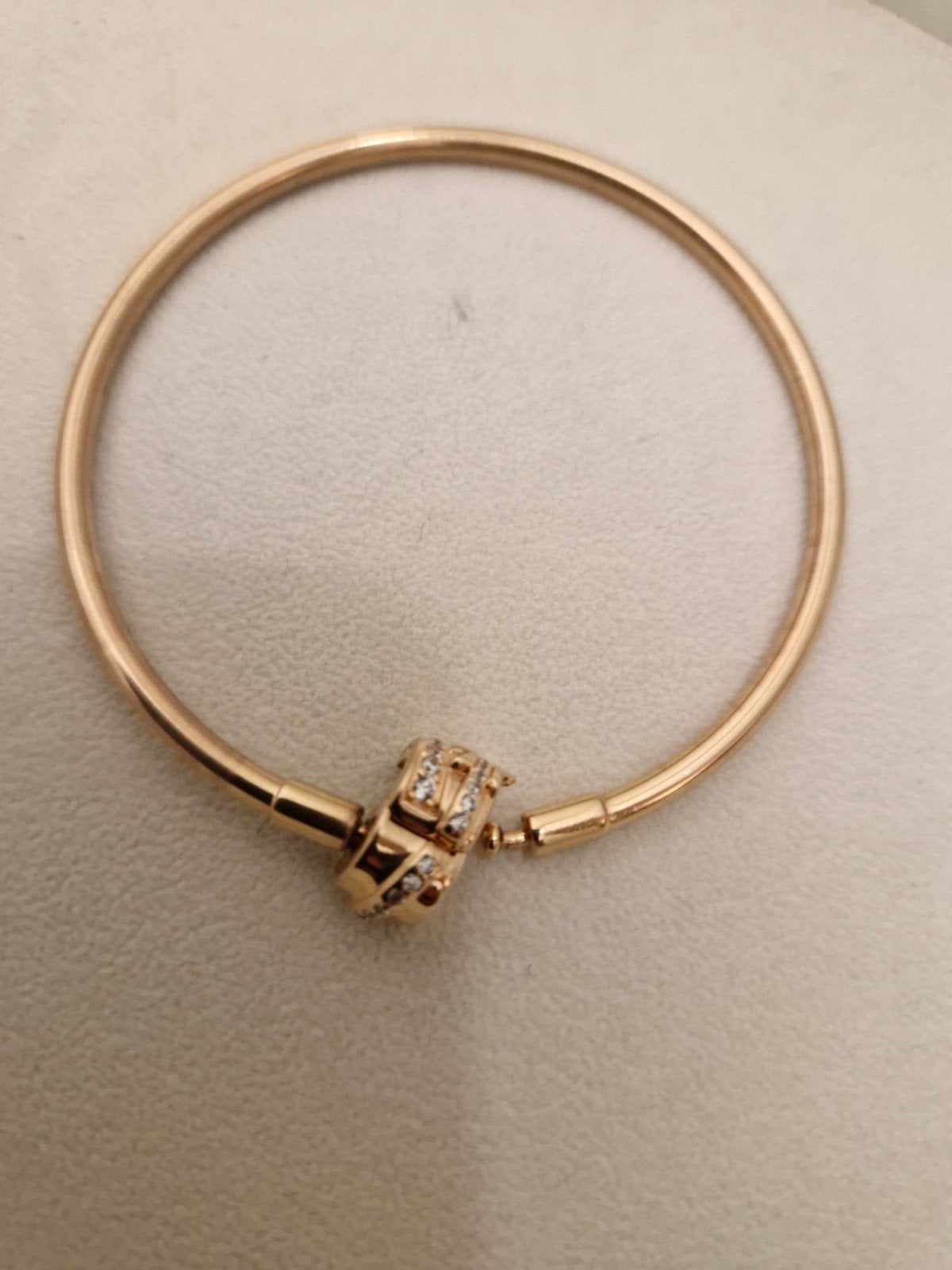 pandora rosé armband, Verzenden, Roze, Goud