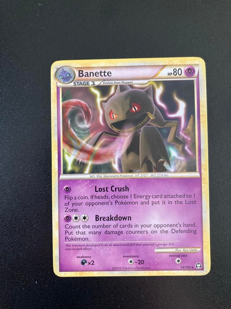 Pokemon kaart Banette, Ophalen of Verzenden