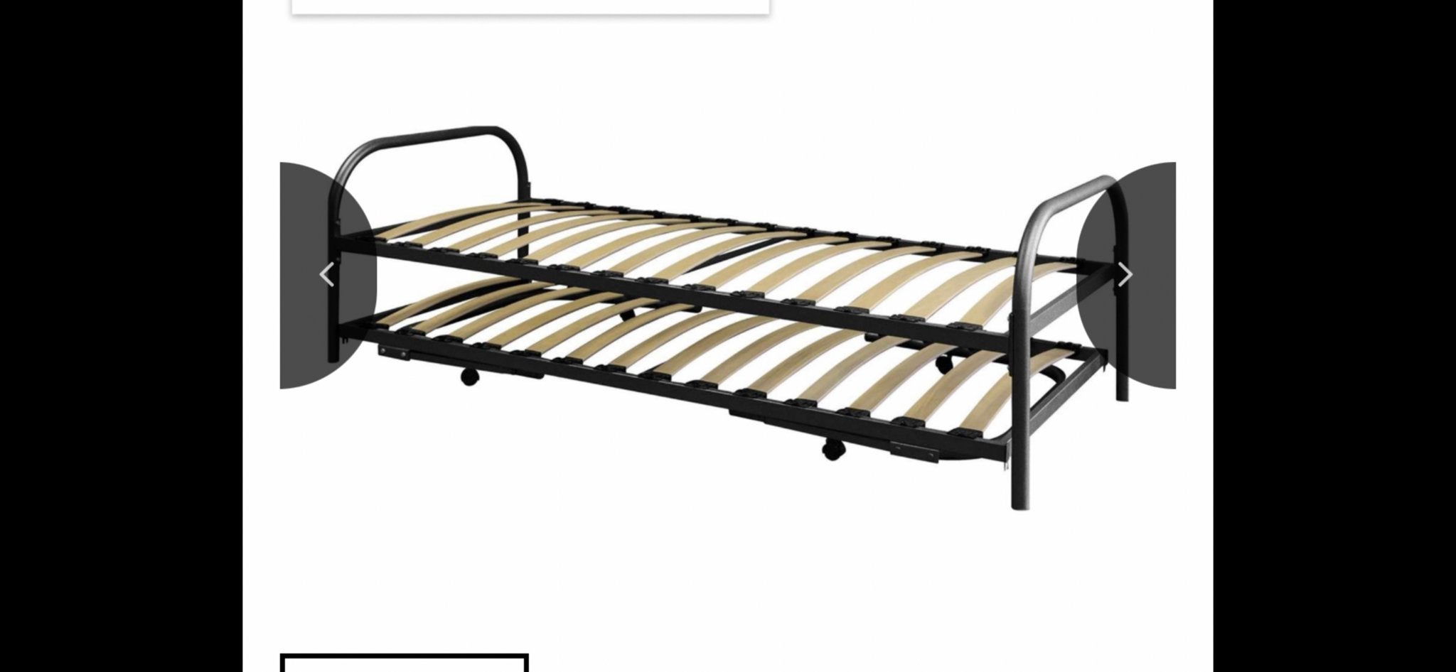 Onderschuifbed met matrassen, Ophalen, Gebruikt, 90 cm, Overige kleuren