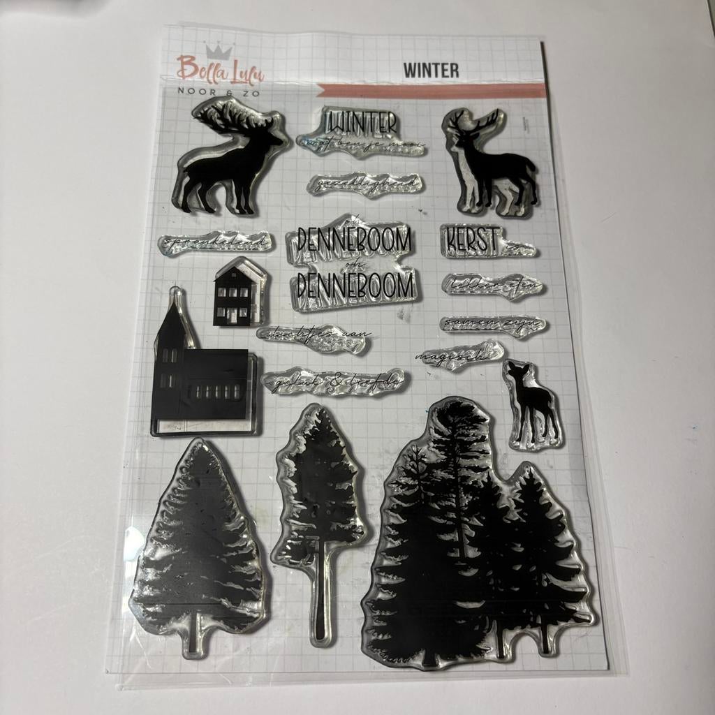 C stempel bella lulu winter, Hobby en Vrije tijd, Ophalen of Verzenden, Zo goed als nieuw