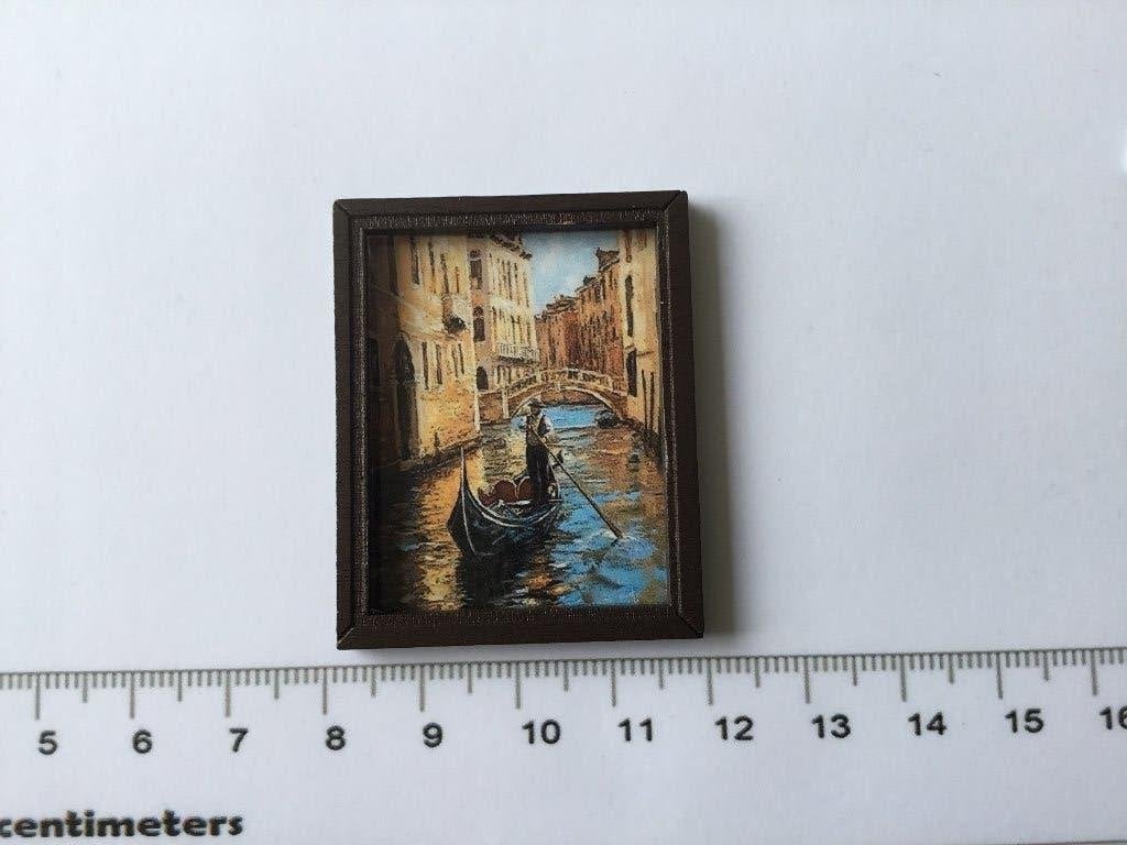 Poppenhuis miniaturen schilderij 128, Ophalen of Verzenden, Nieuw, Poppenhuis