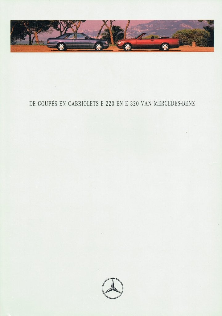 Folder Mercedes-Benz E 220 en E 320 Coupé / Cabriolet (1994), Verzenden, Gelezen, Mercedes