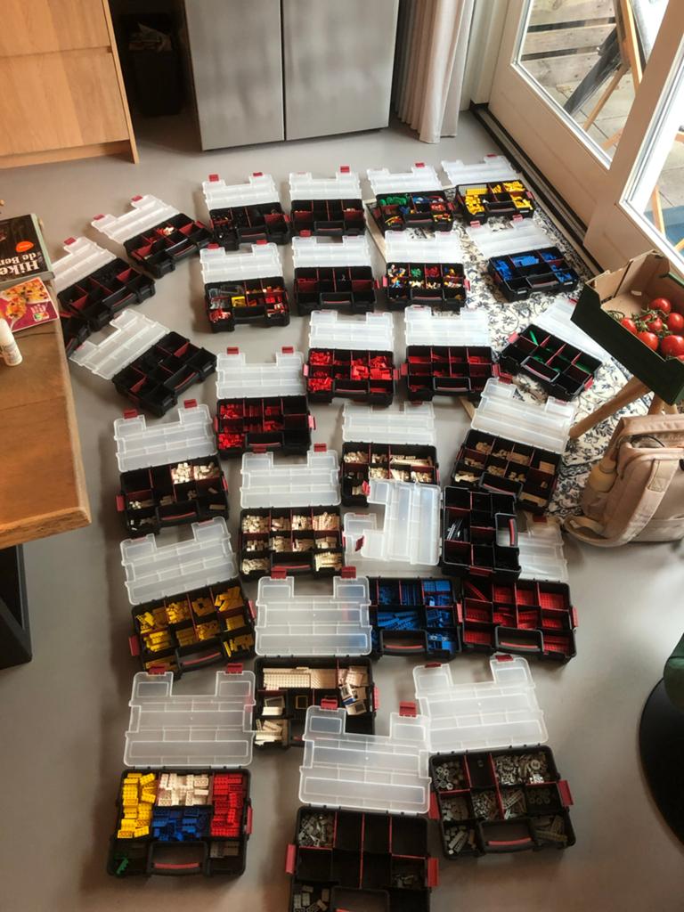 Heel veel gesorteerde LEGO!, Ophalen, Gebruikt, Lego, Losse stenen