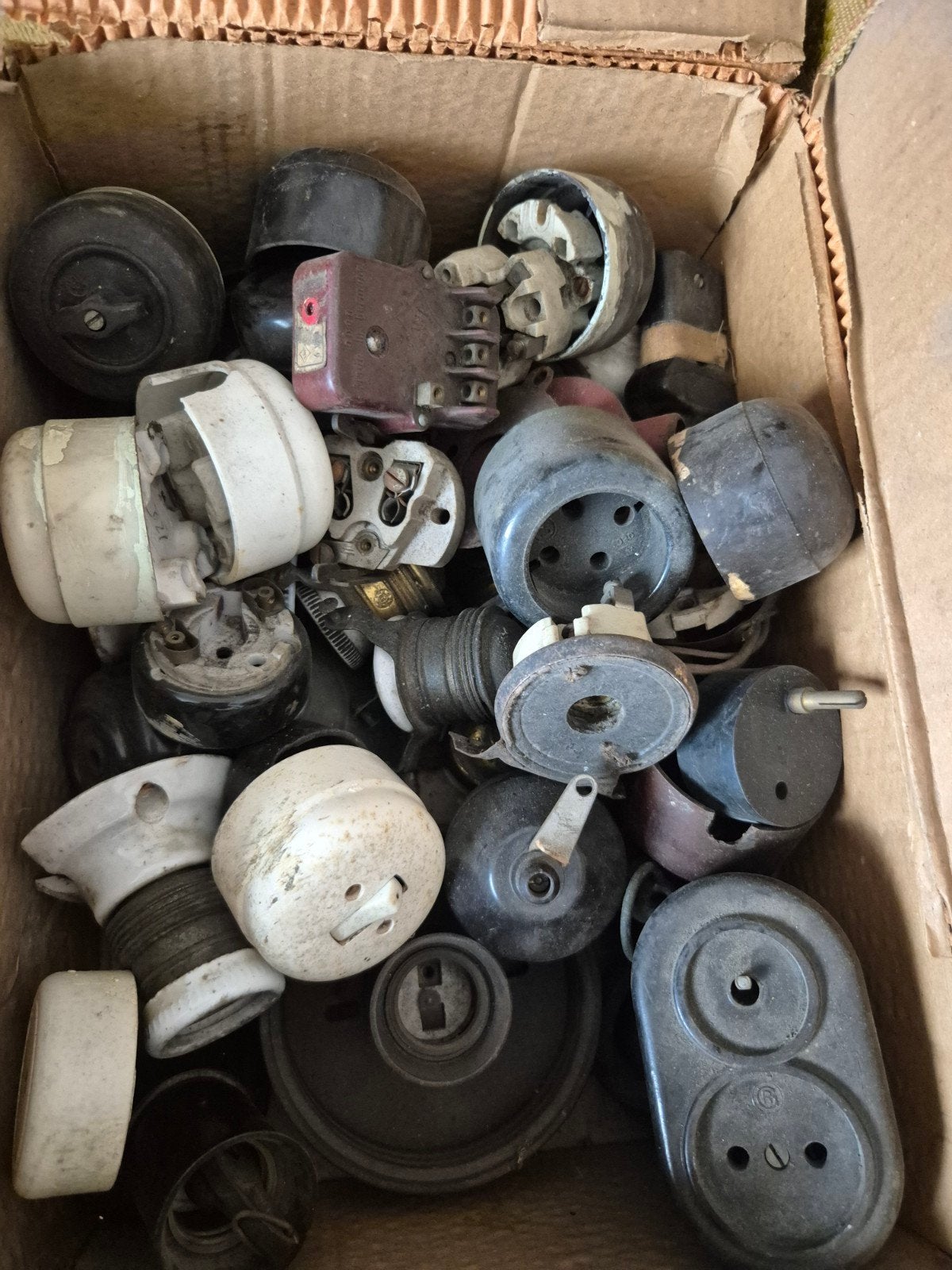 Vintage elektrische onderdelen, Ophalen of Verzenden