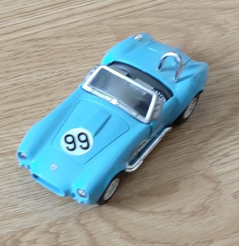 Shelby Cobra ,   baby blauw, volgnr 7, Ophalen of Verzenden, Gebruikt, Auto
