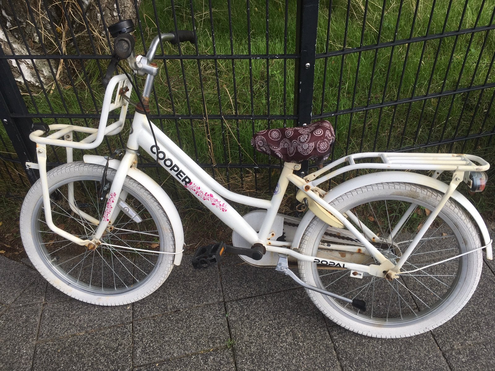 Meisjes fiets “COOPER” 20 inch terugtraprem,en verlichting, Fietsen en Brommers, Ophalen of Verzenden, Zo goed als nieuw, 20 inch