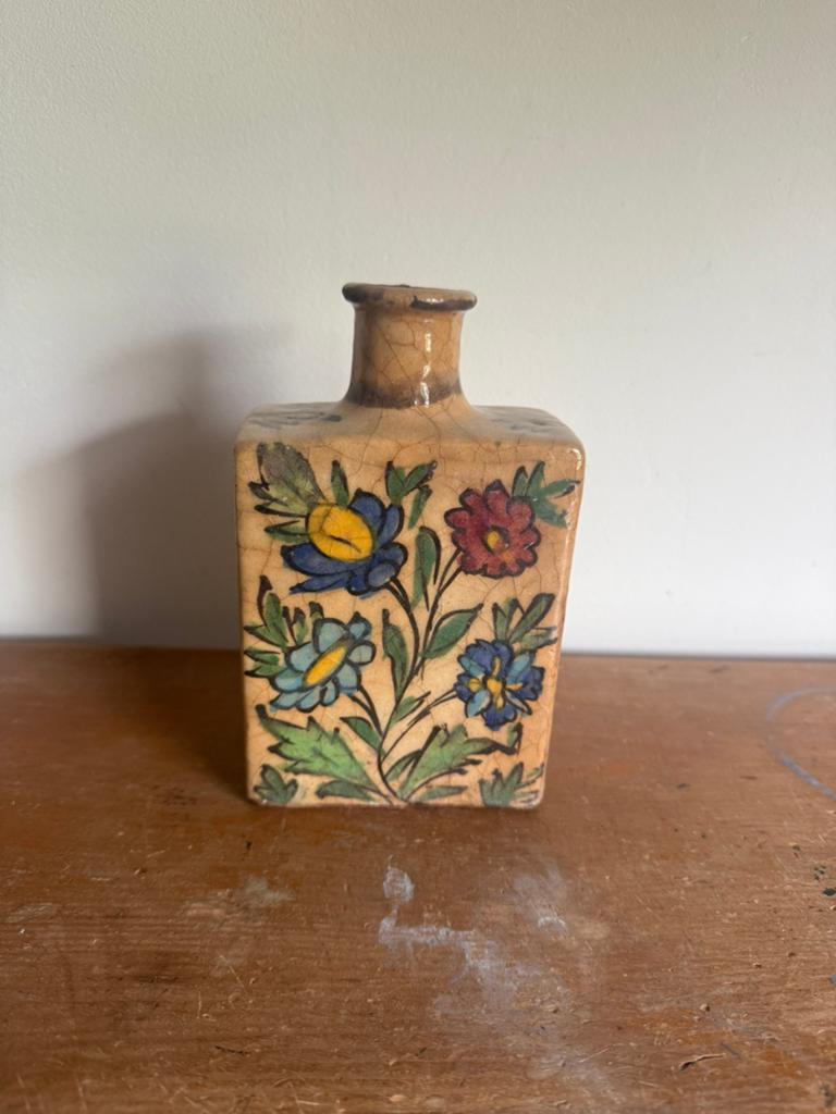 Antiek Perzisch vaasje / fles, Ophalen of Verzenden