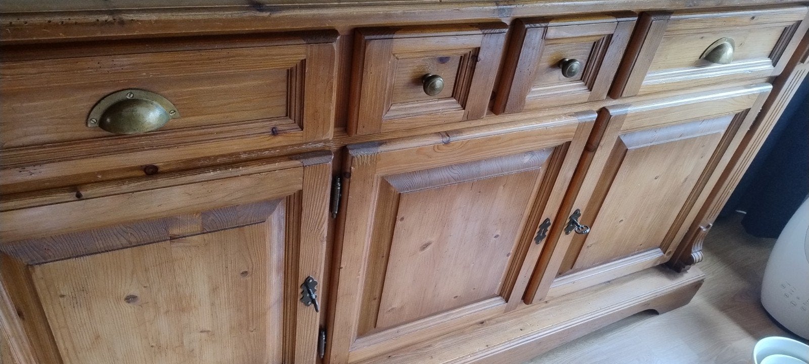 Grene kast - 167x90x50 cm - Met laden en deuren, Huis en Inrichting, Kasten | Dressoirs, Ophalen, Gebruikt, 50 tot 100 cm, Grenenhout