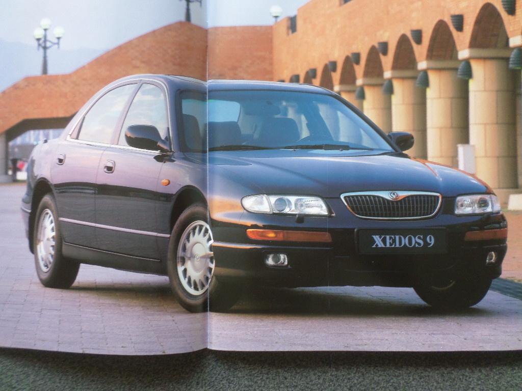 Mazda Xedos 9 1996 Brochure, Boeken, Auto's | Folders en Tijdschriften, Ophalen of Verzenden, Zo goed als nieuw, Mazda