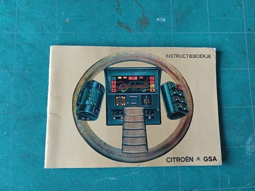 Instructieboekje CITROËN GSA mint, Ophalen of Verzenden
