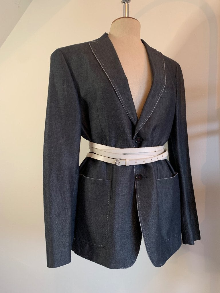 7 Square Oversized colbert blazer jasje Grijs 50= M/L, Maat 42/44 (L), Zo goed als nieuw, Jasje, Grijs