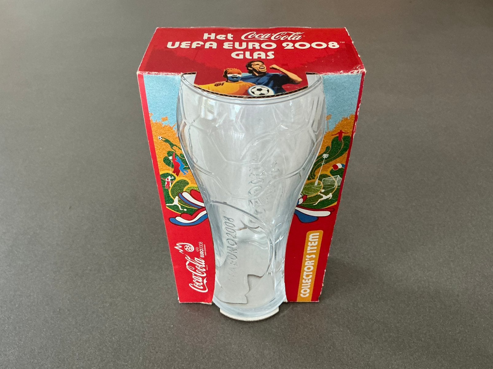 Coca-Cola  collector’s item : Euro 2008, Ophalen of Verzenden, Frisdrankglas