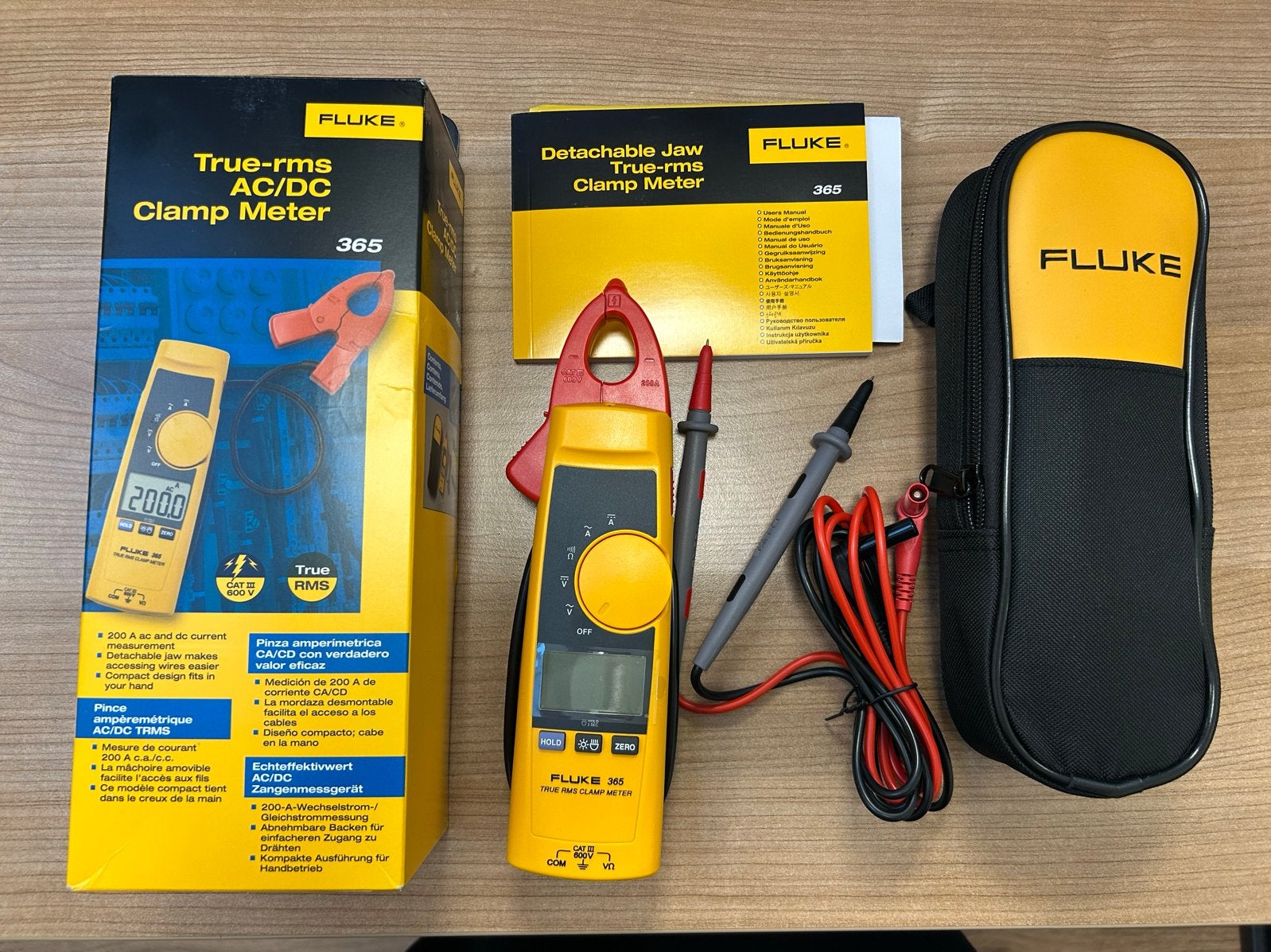 Fluke 365 True-rms AC/DC Stroomtang - Nieuw in doos, Ophalen of Verzenden, Nieuw, Elektriciteit