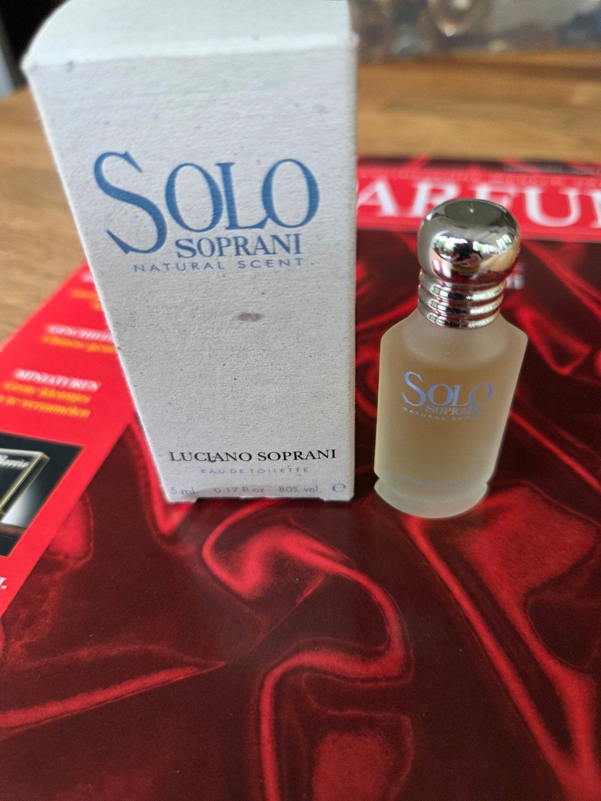 31 Luciano Soprani Solo Natural Scent Eau de Toilette 5ml, Ophalen of Verzenden