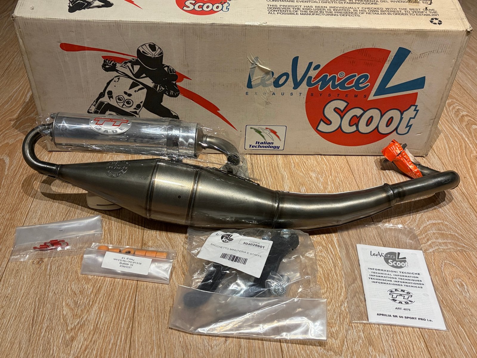 Leovinci uitlaat Aprilia SR Sport pro ie (NOS), Fietsen en Brommers, Brommeronderdelen | Scooters, Ophalen of Verzenden, Nieuw