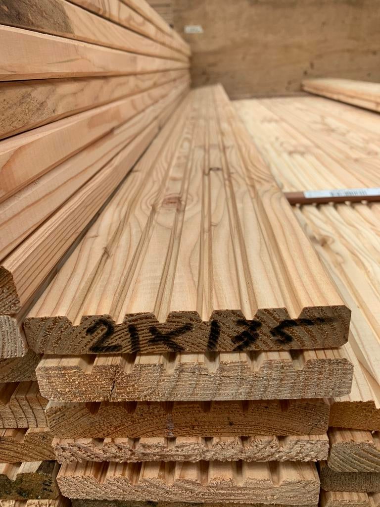 Nieuwe lariks vlonderplanken te koop, Tuin en Terras, Ophalen, Nieuw, Hout