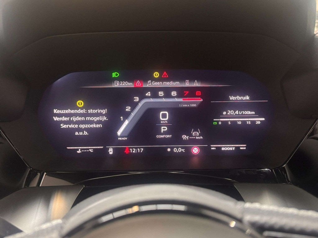 Keuzehendel: storing! Verder rijden mogelijk P27F500, Niet ingevuld, Niet ingevuld, Niet ingevuld, BMW