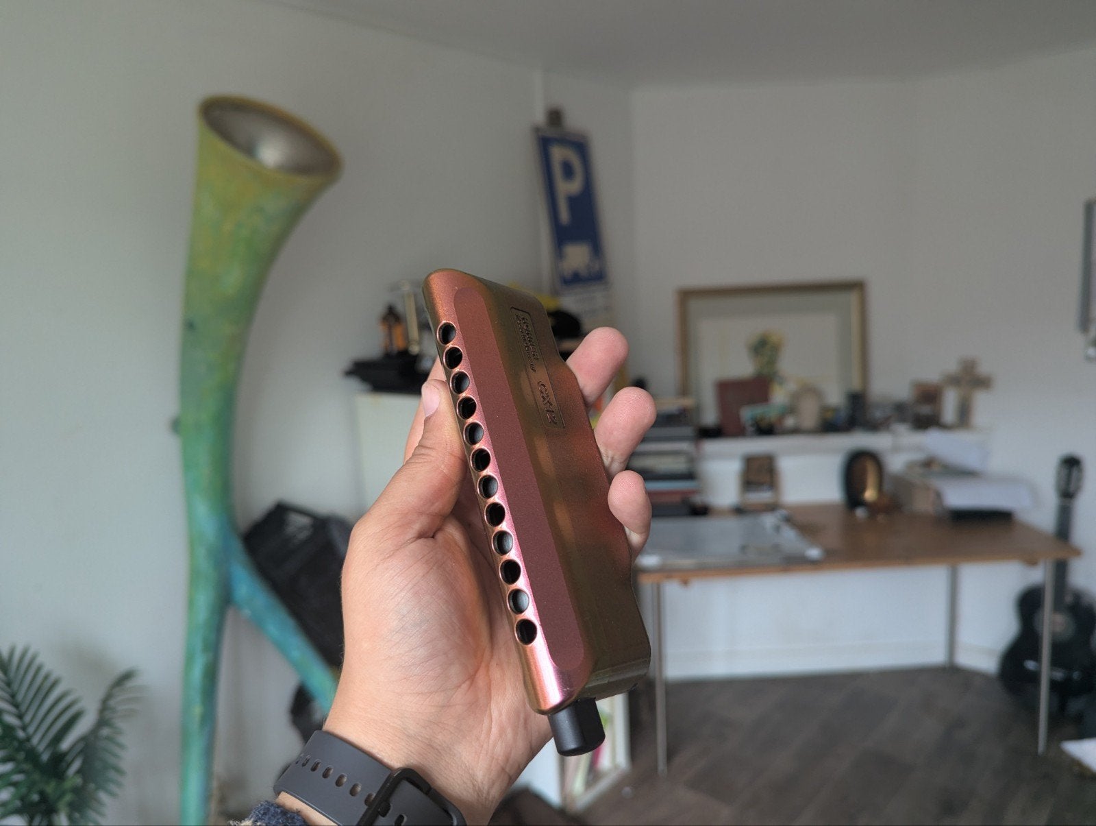 Hohner CX12 Jazz Chromatische Mondharmonica, Muziek en Instrumenten, Overige typen, Chromatisch, Ophalen of Verzenden, Zo goed als nieuw