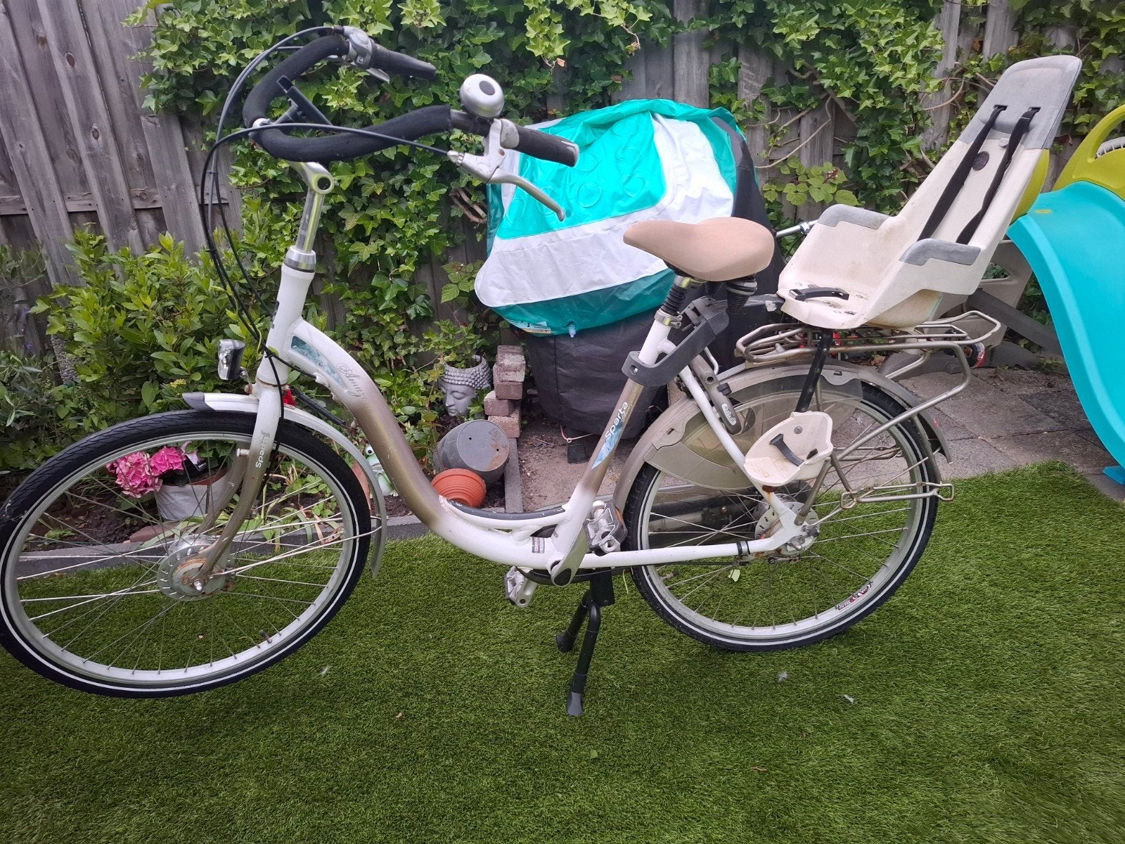 Sparta Trendy Amazone mamafiets met kinderzitje, Fietsen en Brommers, Sparta, Versnellingen, 1 zitje, 53 tot 56 cm